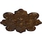 Ekena Millwork Katheryn Ceiling Medallion, Hand-Painted Root Beer Crackle, 18 1/8"OD x 1 1/4"P CM18KARBC - alternate 3